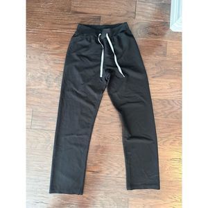 Figs high waisted Livingston black pants